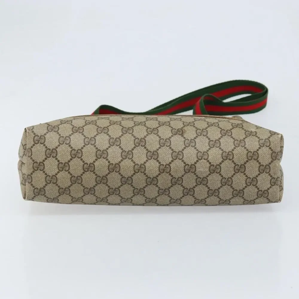 Gucci GG Supreme Web Tote Bag Beige